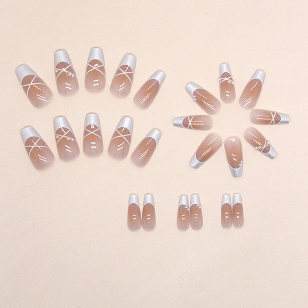 12 Sizes-24 Pcs Press On Nails Z746