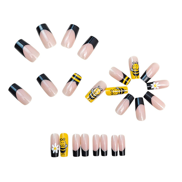 12 Sizes-24 Pcs Press On Nails Y1869