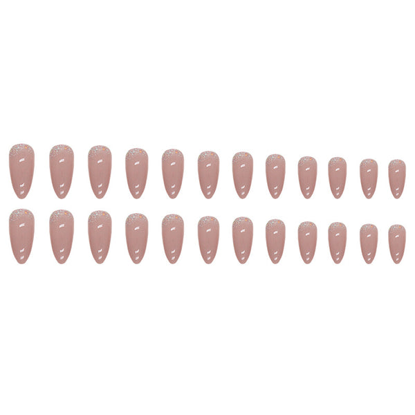 12 Sizes-24 Pcs Press On Nails W1178
