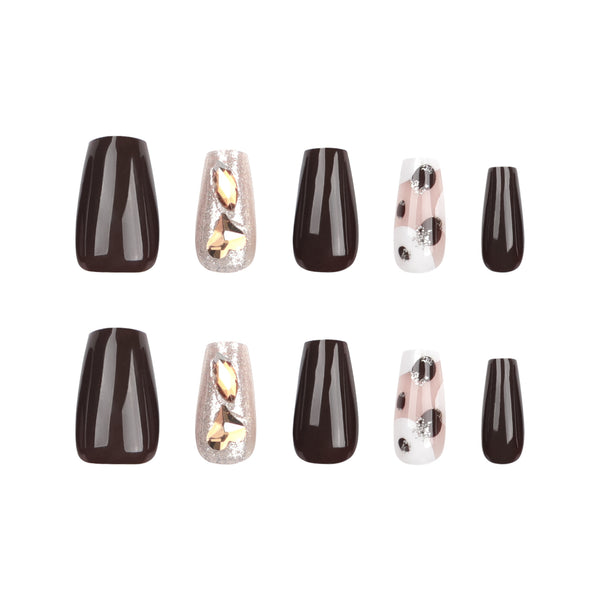 15 Sizes-30 Pcs Press On Nails GN034