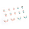 12 Sizes-24 Pcs Press On Nails Z505
