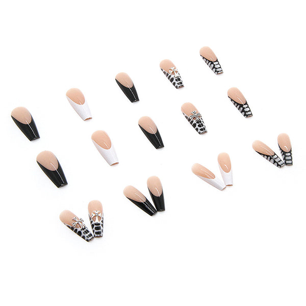 12 Sizes-24 Pcs Press On Nails Z361