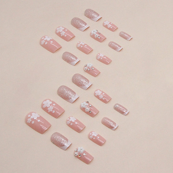 12 Sizes-24 Pcs Press On Nails Z753