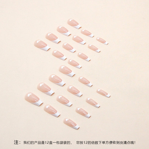 12 Sizes-24 Pcs Press On Nails W403