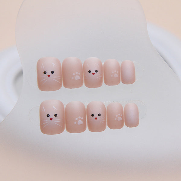 12 Sizes-24 Pcs Press On Nails R861