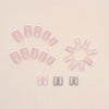 12 Sizes-24 Pcs Press On Nails W874