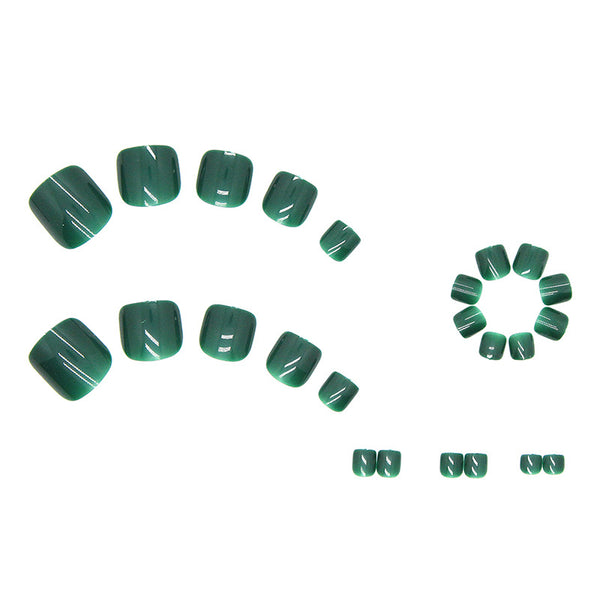 12 Sizes-24 Pcs Press On Nails F030
