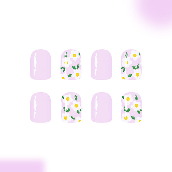 12 Sizes-24 Pcs Press On Nails C1033