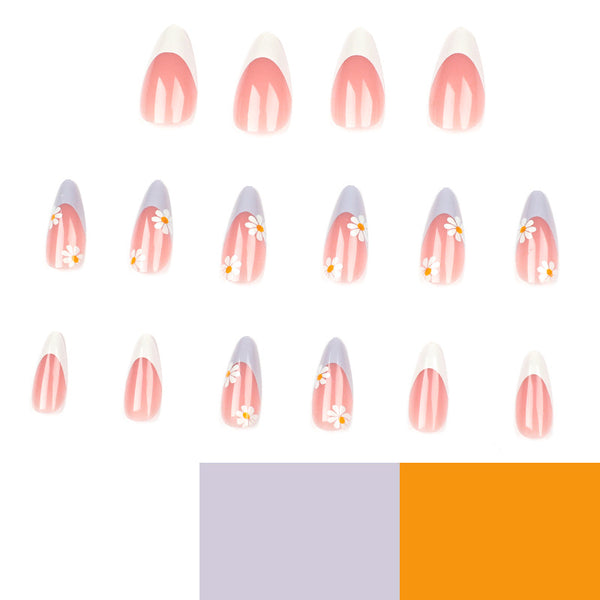 12 Sizes-24 Pcs Press On Nails JP1485