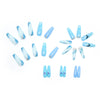 12 Sizes-24 Pcs Press On Nails W222