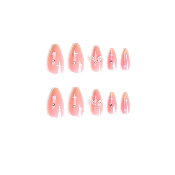 12 Sizes-24 Pcs Press On Nails JP2413