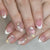 12 Sizes-24 Pcs Press On Nails C848