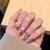12 Sizes-24 Pcs Press On Nails Z067