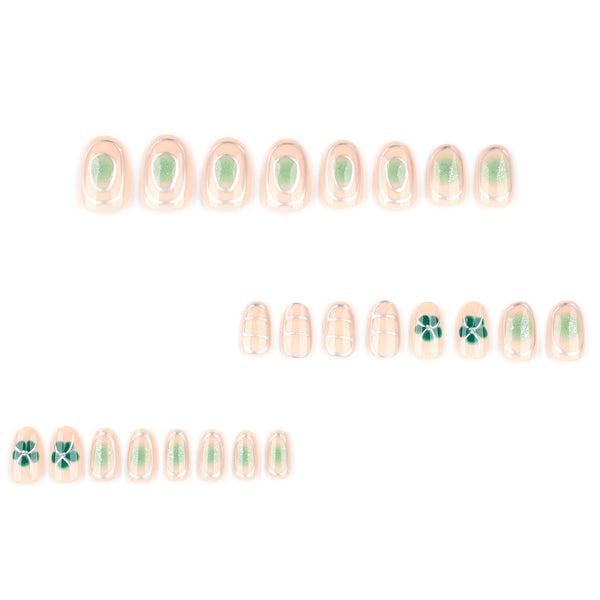 12 Sizes-24 Pcs Press On Nails JP3993