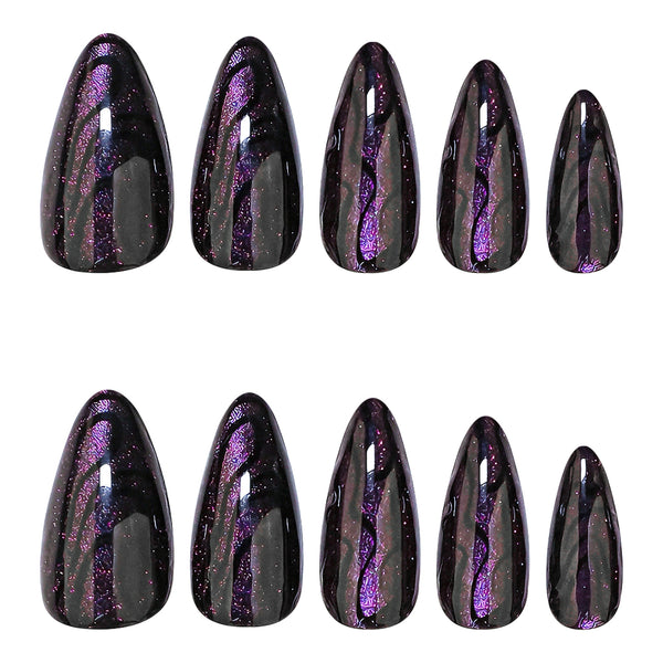 12 Sizes-24 Pcs Press On Nails JP4146
