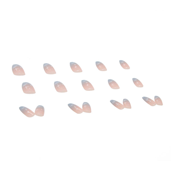 12 Sizes-24 Pcs Press On Nails W002