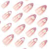 12 Sizes-24 Pcs Press On Nails JP3384