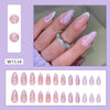 12 Sizes-24 Pcs Press On Nails W1534