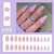 12 Sizes-24 PcsPress On Nails W1534