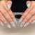 12 Sizes-24 Pcs Press On Nails JP3335