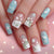 12 Sizes-24 Pcs Press On Nails JP3945