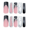 12 Sizes-24 Pcs Press On Nails DIY57