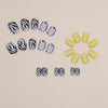 12 Sizes-24 Pcs Press On Nails W1145