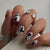 12 Sizes-24 Pcs Press On Nails W371