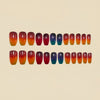 12 Sizes-24 Pcs Press On Nails Y1543
