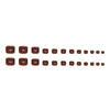 12 Sizes-24 PcsPress On Nails F200