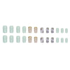12 Sizes-24 Pcs Press On Nails W1377