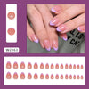 12 Sizes-24 Pcs Press On Nails W2163