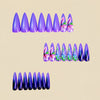 12 Sizes-24 Pcs Press On Nails Y1439