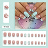 12 Sizes-24 Pcs Press On Nails W409