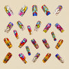 12 Sizes-24 Pcs Press On Nails Y559