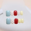 12 Sizes-24 Pcs Press On Nails R858