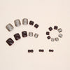 12 Sizes-24 Pcs Press On Nails F043