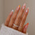 12 Sizes-24 Pcs Press On Nails JP1476