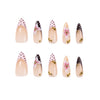 12 Sizes-24 Pcs Press On Nails JP4417