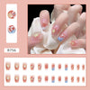 12 Sizes-24 Pcs Press On Nails R756