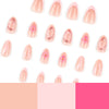 12 Sizes-24 Pcs Press On Nails JP3861