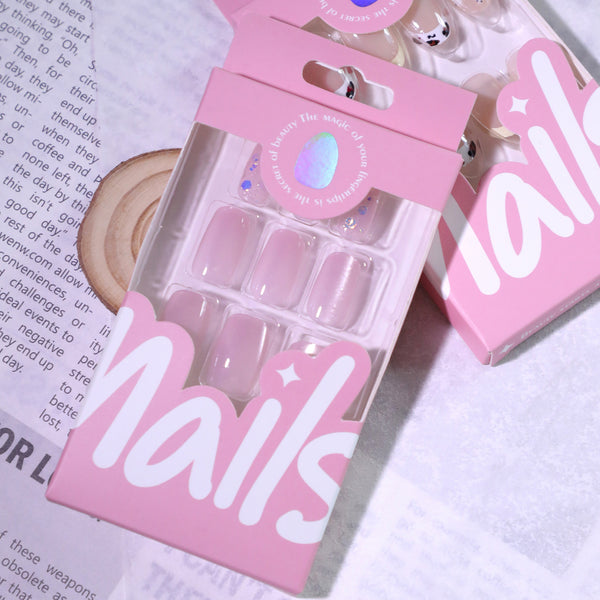 12 Sizes-24 Pcs Press On Nails JL0700