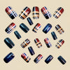 12 Sizes-24 Pcs Press On Nails Y1306