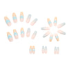 12 Sizes-24 Pcs Press On Nails R556