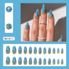 12 Sizes-24 Pcs Press On Nails W1817