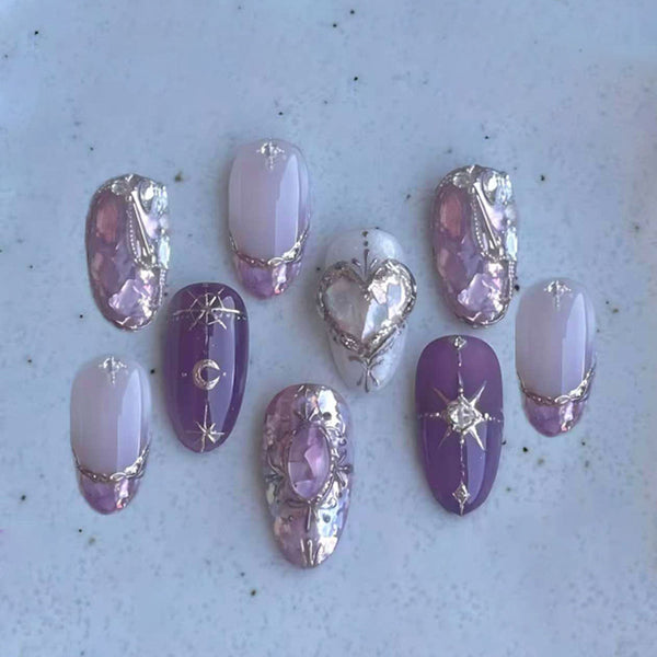 30 Pcs Press On Nails Z1241
