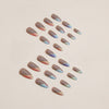 12 Sizes-24 Pcs Press On Nails W489