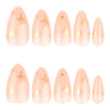 12 Sizes-24 Pcs Press On Nails JP4142