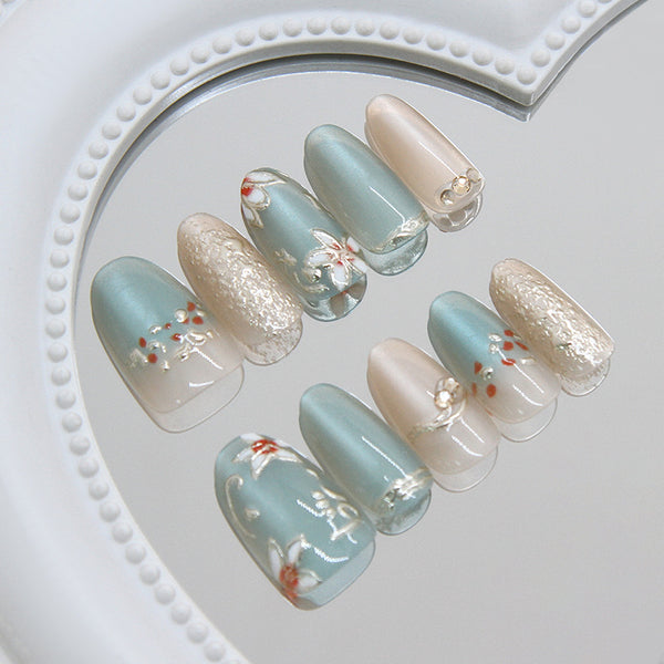 30 Pcs Press On Nails Z1386