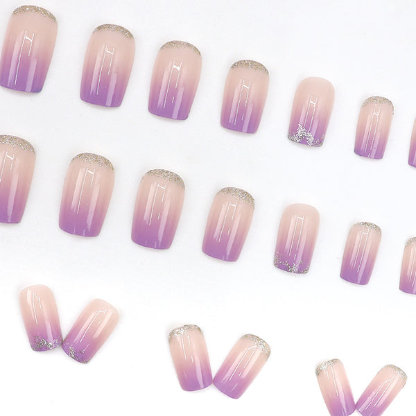 12 Sizes-24 Pcs Press On Nails W629